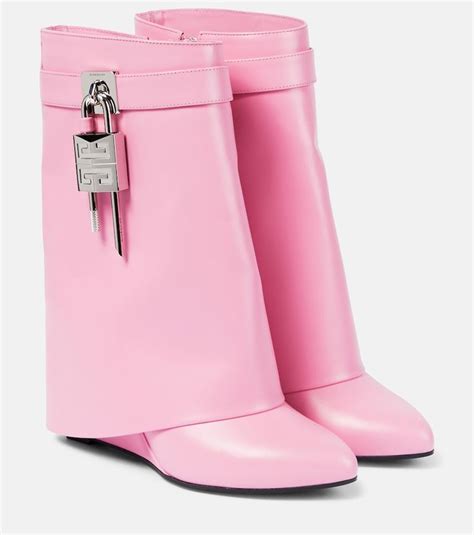 blue jean givenchy boots|Givenchy shark lock boots pink.